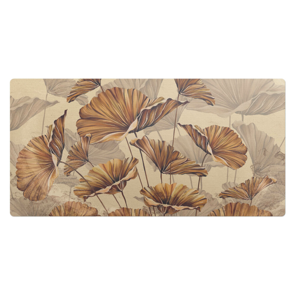 Podložka na stůl Květiny v sépiovém odstínu
