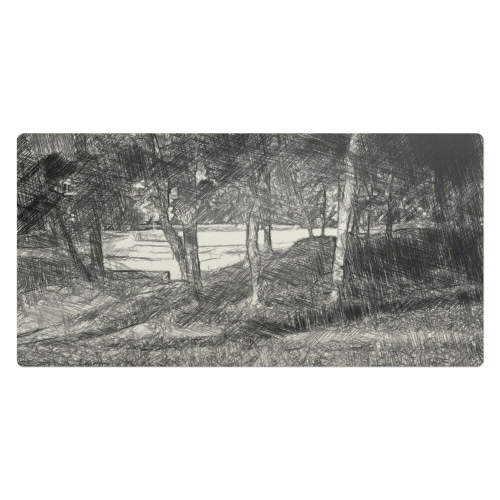 Podložka na stůl Les v náčrtu