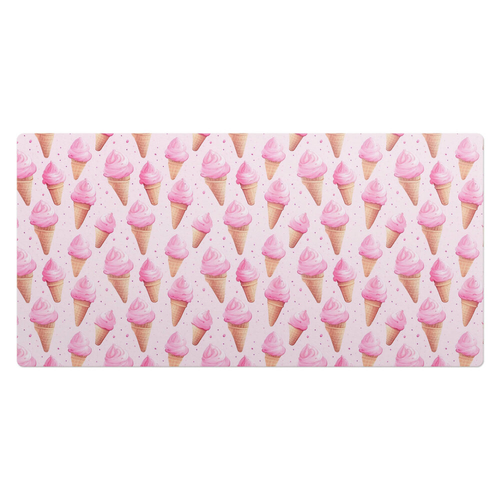 Pracovní podložka na stůl Růžové zmrzlinové kornouty