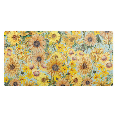 Pracovní podložka na stůl Květinový vzor na louce