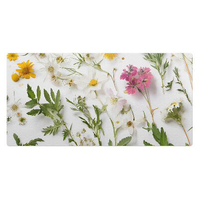 Pracovní podložka na stůl Květy a listy