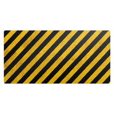 Pracovní podložka na stůl Diagonální výstražné pruhy
