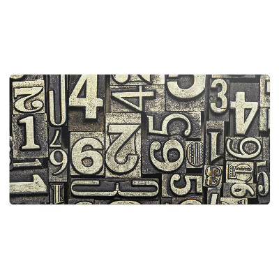 Podložka na stůl Čísla v retro stylu