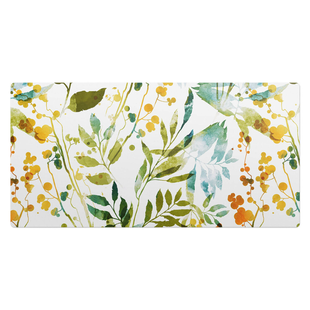 Pracovní podložka na stůl Akvarelová louka z listí