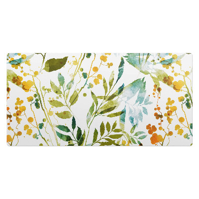 Pracovní podložka na stůl Akvarelová louka z listí