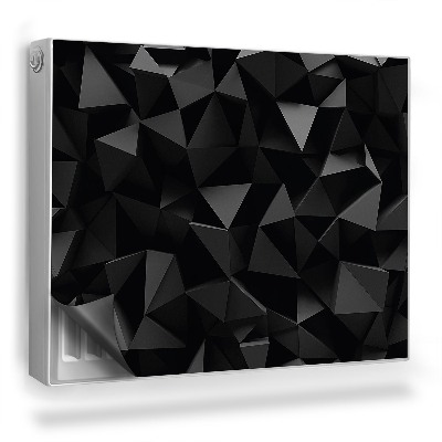 Magnetický kryt na radiátor Abstraktní moderní 3D textura