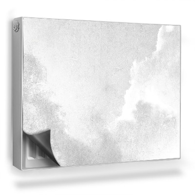 Magnet na radiátor Mraky na betonové surové konstrukci a obloze