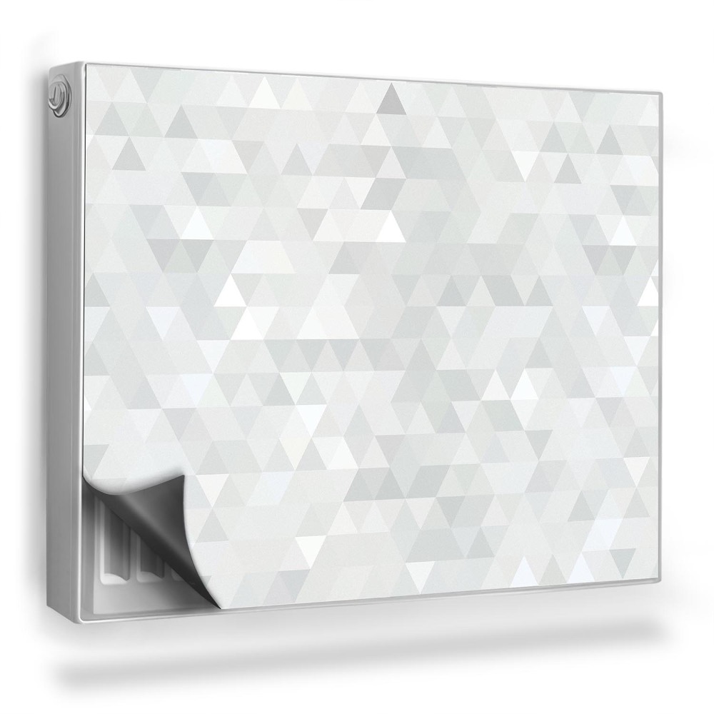 Dekorativní magnet na radiátor Abstraktní geometrie kompozice trojúhelníky