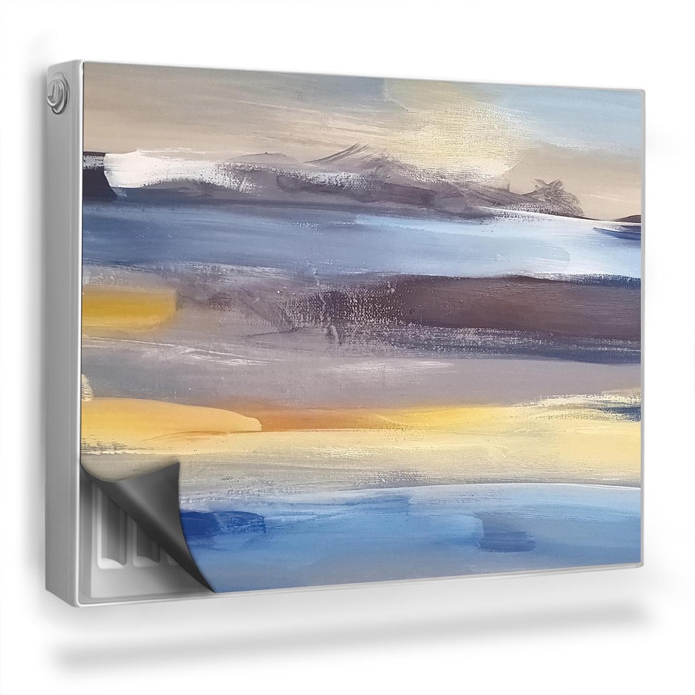 Dekorativní magnet na radiátor Pastelové tahy štětcem malovat texturu