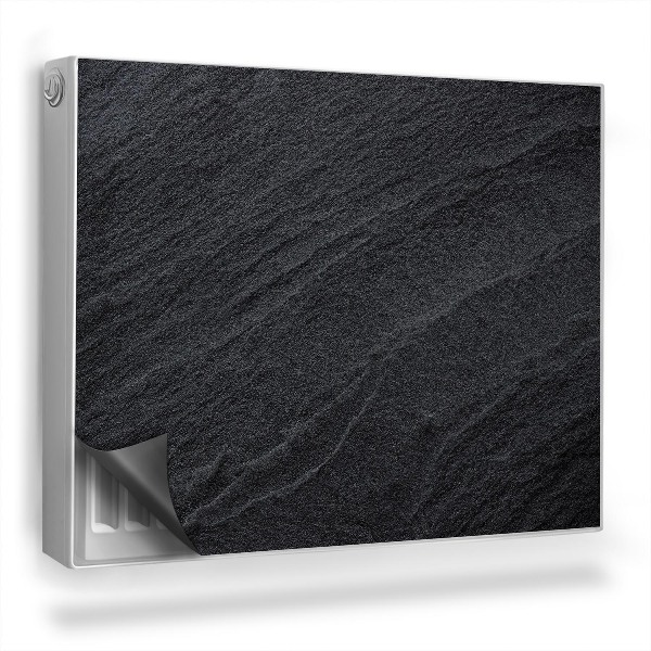 Magnetický kryt na radiátor Tmavý písek textura syrová příroda