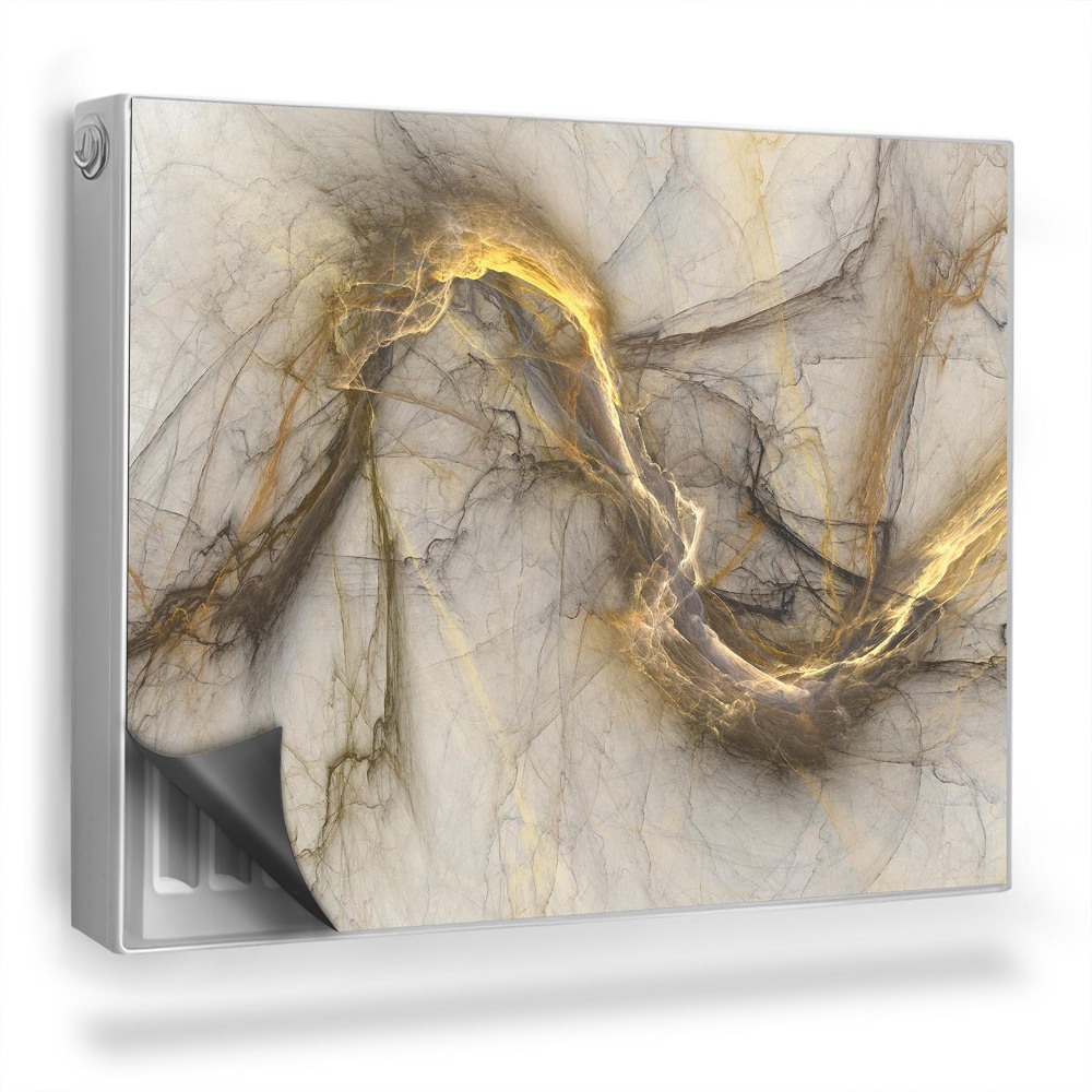 Magnet na radiátor Zdobená mramorová kamenná deska textura