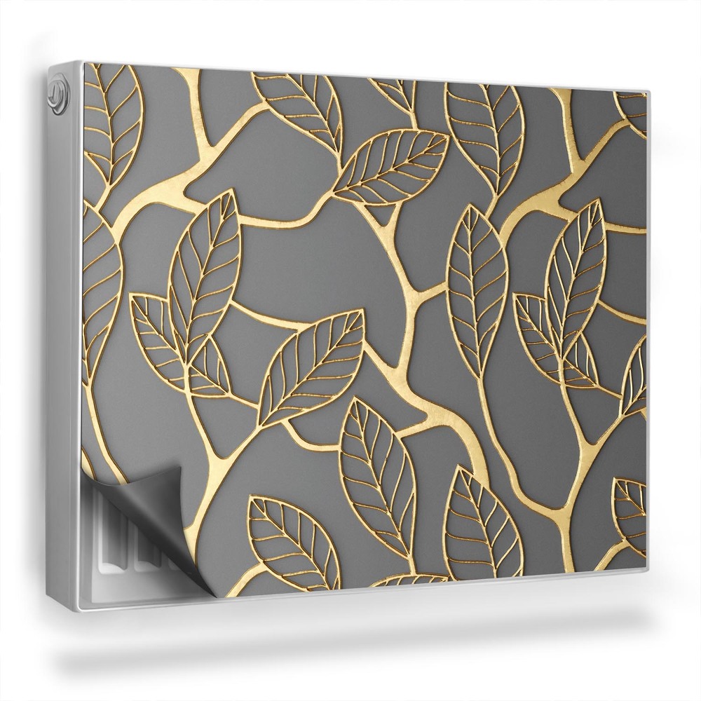 Magnetický kryt na radiátor Prolamovaná dekorace ve tvaru větviček s písmeny