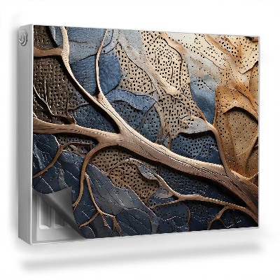 Magnet na radiátor Abstraktní organické tvary umění