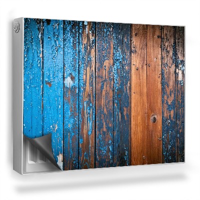 Magnetický kryt na radiátor Poškozené desky natřené barvou