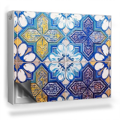 Magnet na radiátor Marocké dlaždice s květinovým vzorem