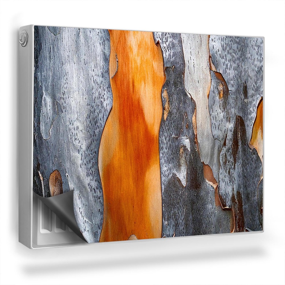 Dekorativní magnet na radiátor Abstraktní kůra stromů jantarová pryskyřice