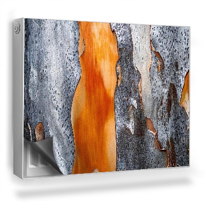 Dekorativní magnet na radiátor Abstraktní kůra stromů jantarová pryskyřice