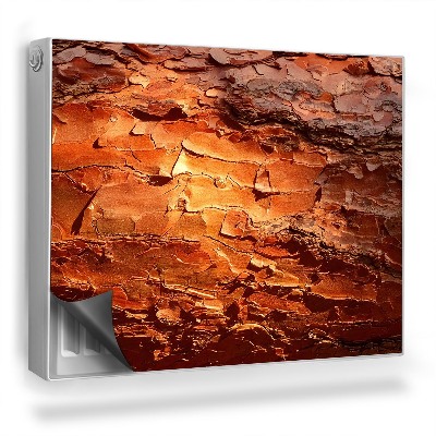 Magnet na radiátor Jantarová pryskyřice v textuře dřeva