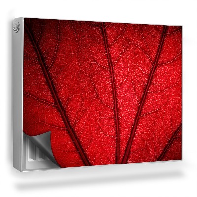 Magnetický kryt na radiátor Listové žilky přírodní rostlinné textury