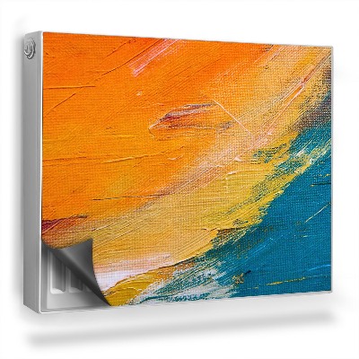 Magnetický kryt na radiátor Abstraktní intenzivní malba cákance