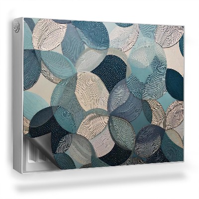 Magnet na radiátor Více překrývajících se kruhů