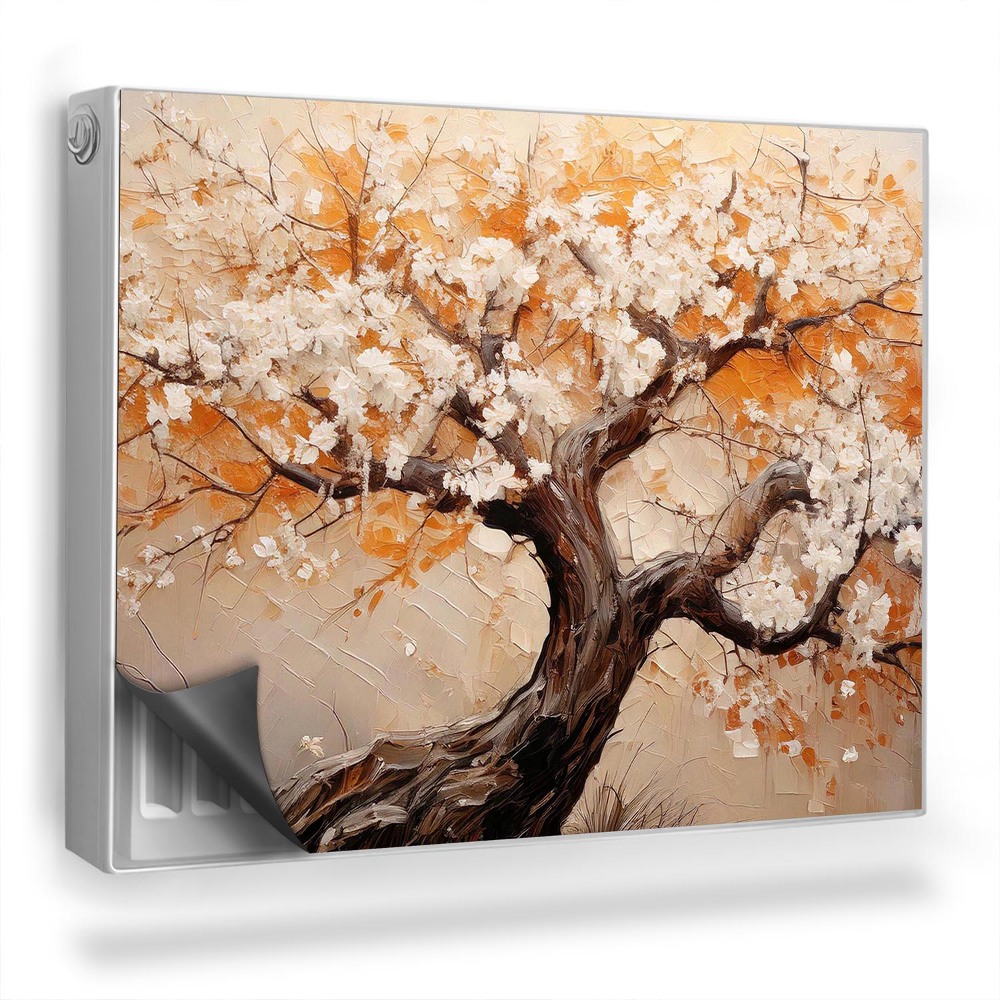 Magnet na radiátor Malovaný květinový strom krásná příroda