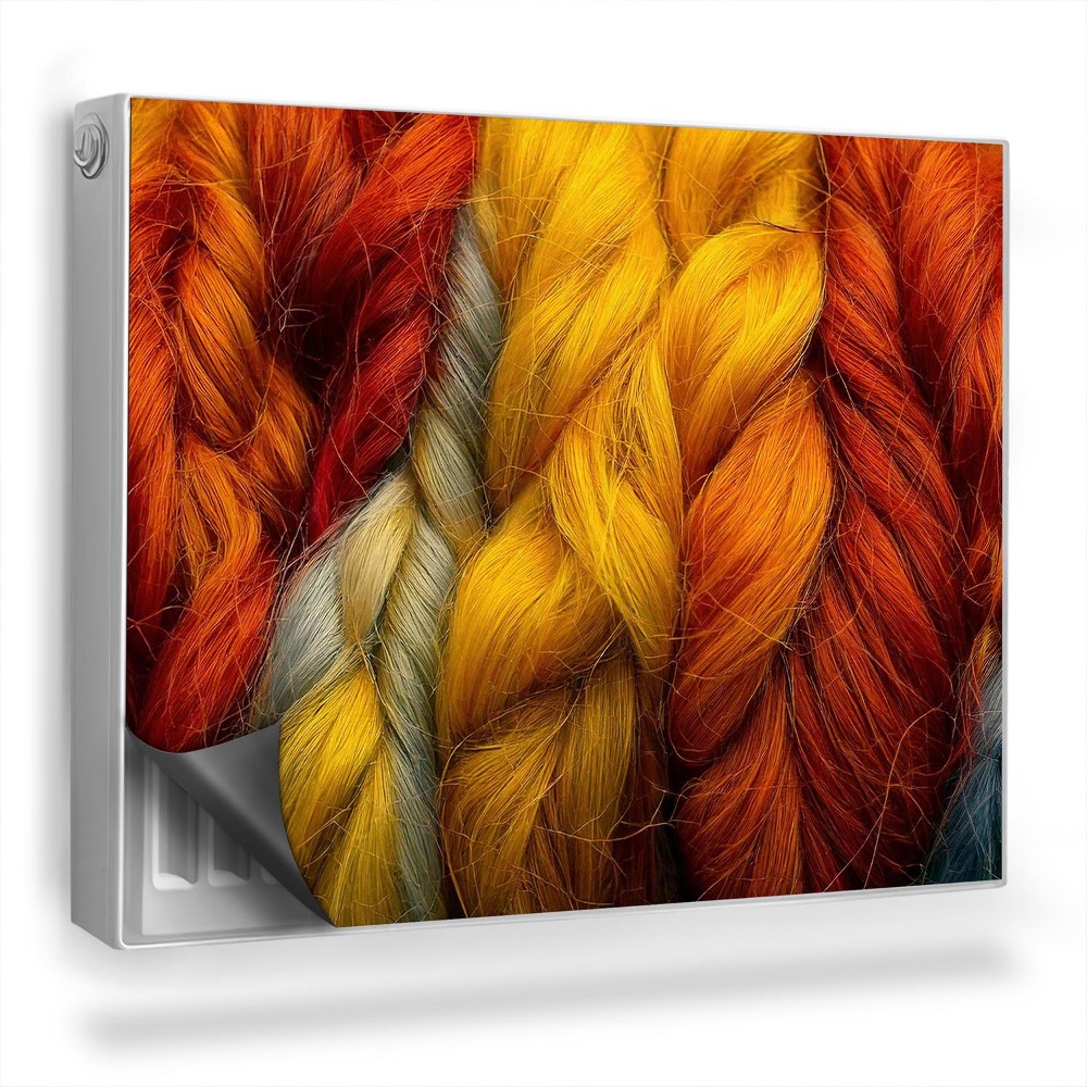 Magnet na radiátor Vlněné vazby textury materiálu