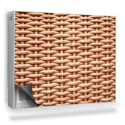 Magnetický kryt na radiátor Proutěný výplet v přírodních barvách