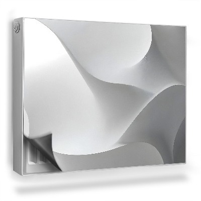 Magnetický kryt na radiátor Abstraktní plynulá geometrická kompozice