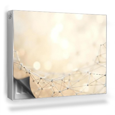 Magnet na radiátor Abstraktní jemná struktura pavučiny