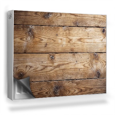 Magnetický kryt na radiátor Dřevěné desky s přírodní dřevěnou strukturou