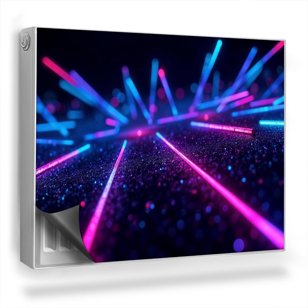 Dekorativní magnet na radiátor Umělecká světla barevné neony