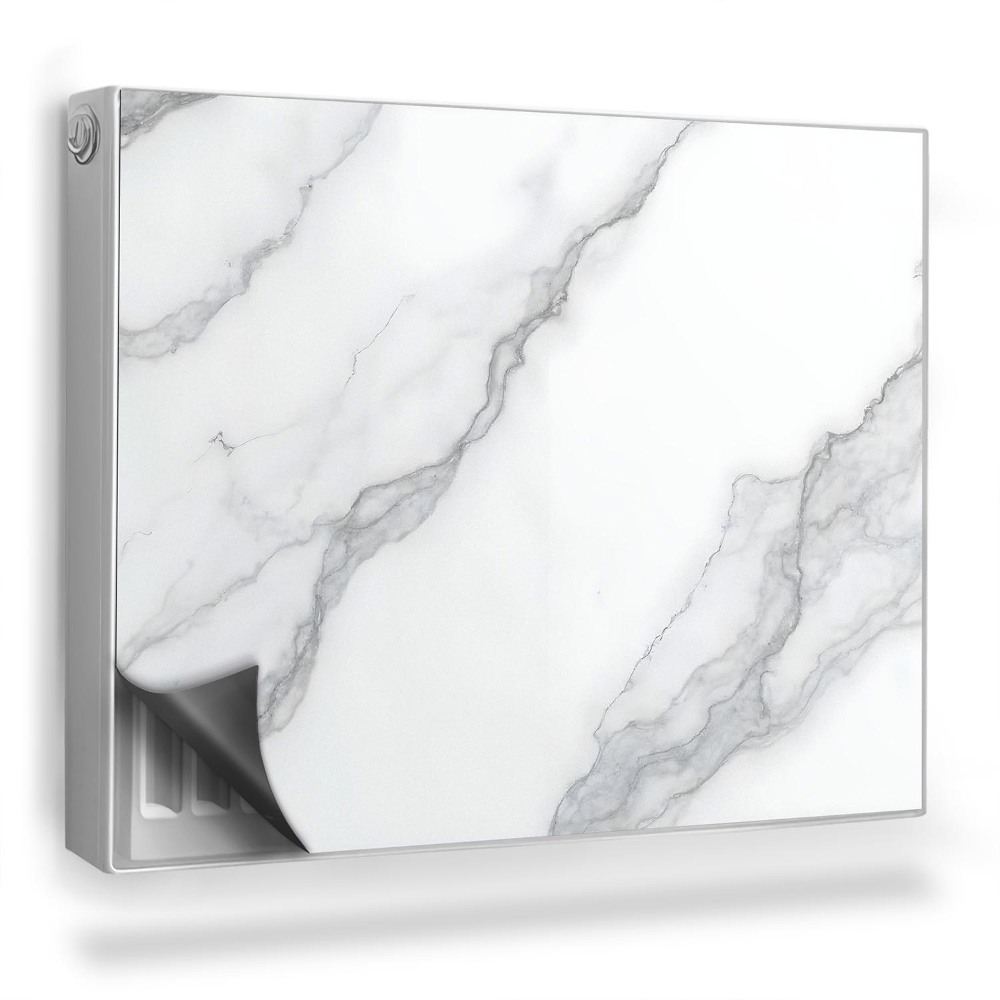 Magnetický kryt na radiátor Jemná mramorová textura elegantní kámen