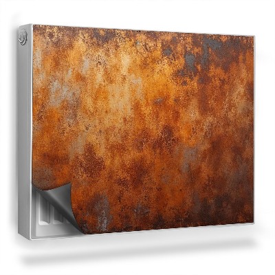 Dekorativní magnet na radiátor Rez na kovu, průmyslová textura