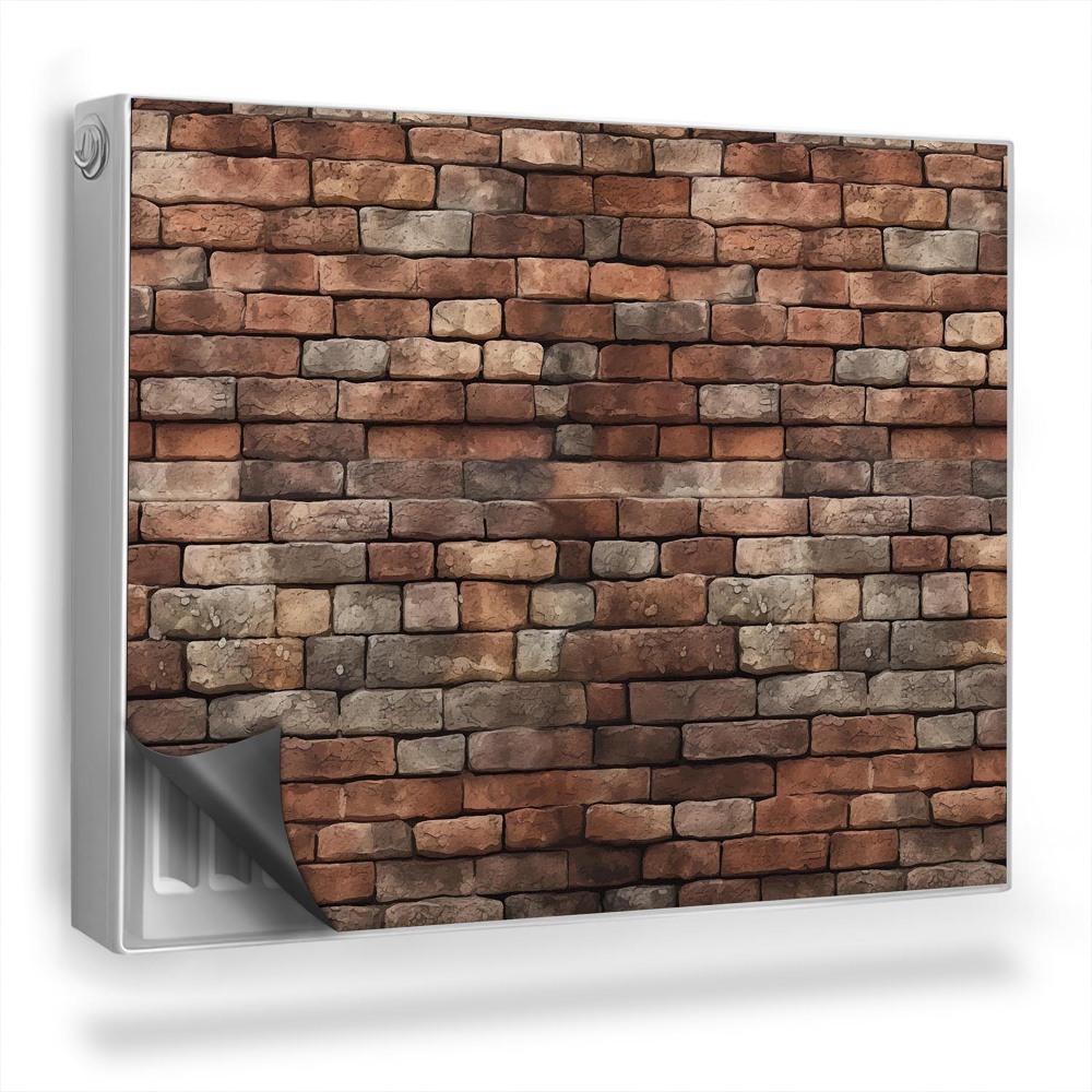 Dekorativní magnet na radiátor Cihlová zeď průmyslové zdi textury