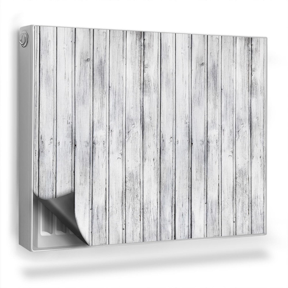 Dekorativní magnet na radiátor Lehké dřevěné desky s kresbou a suky, vertikální