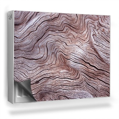 Dekorativní magnet na radiátor Přírodní stará dřevěná konstrukce s suky