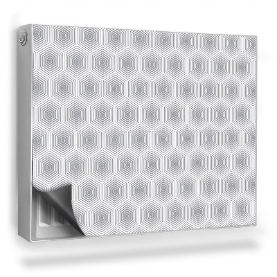 Magnet na radiátor Geometrický šestiúhelníkový vzor