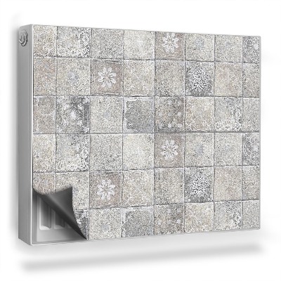 Magnet na radiátor Mozaika starých dlaždic, dekorativní dlaždice