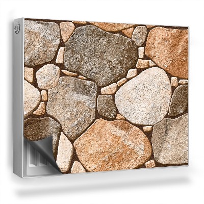 Magnetický kryt na radiátor Přírodní kameny velké i malé