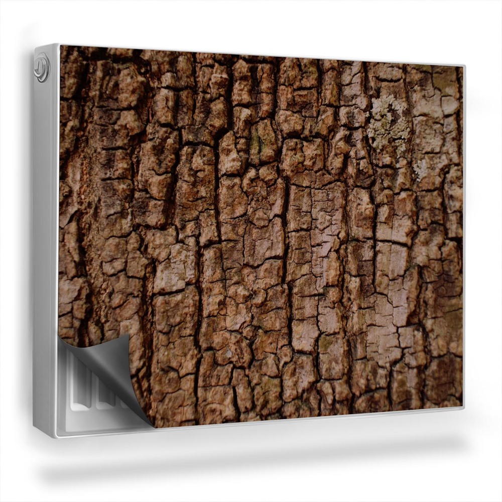 Magnetický kryt na radiátor Popraskaná stromová kůra textury přírody