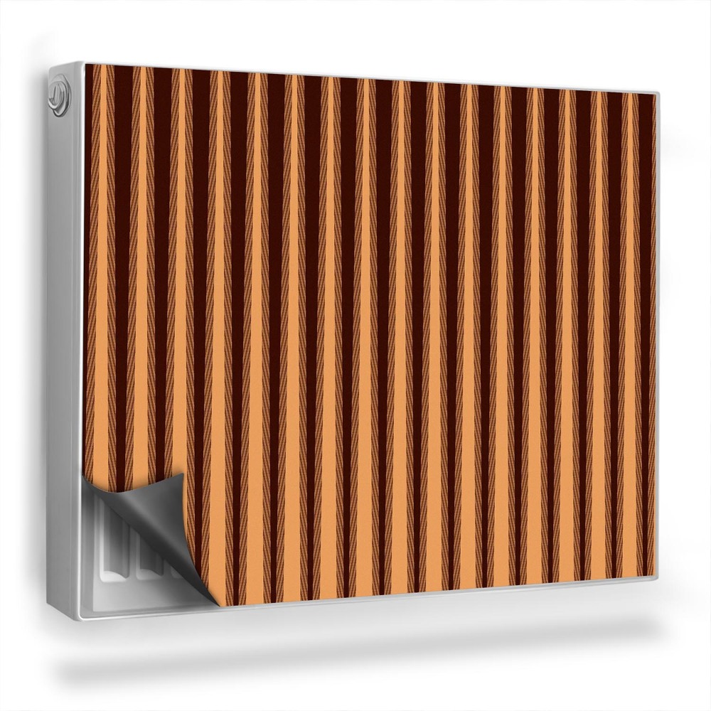 Magnet na radiátor Vzor imitující lamely, vertikální, teplé barvy