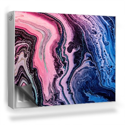 Dekorativní magnet na radiátor Abstraktní smíšené barvy rozlitý inkoust