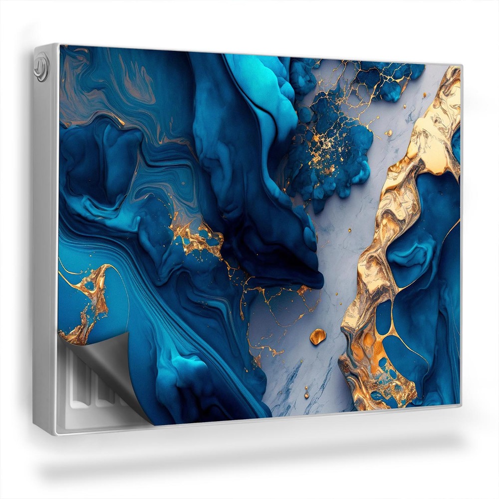 Magnet na radiátor Smíšené barvy, modré a bílé barvy