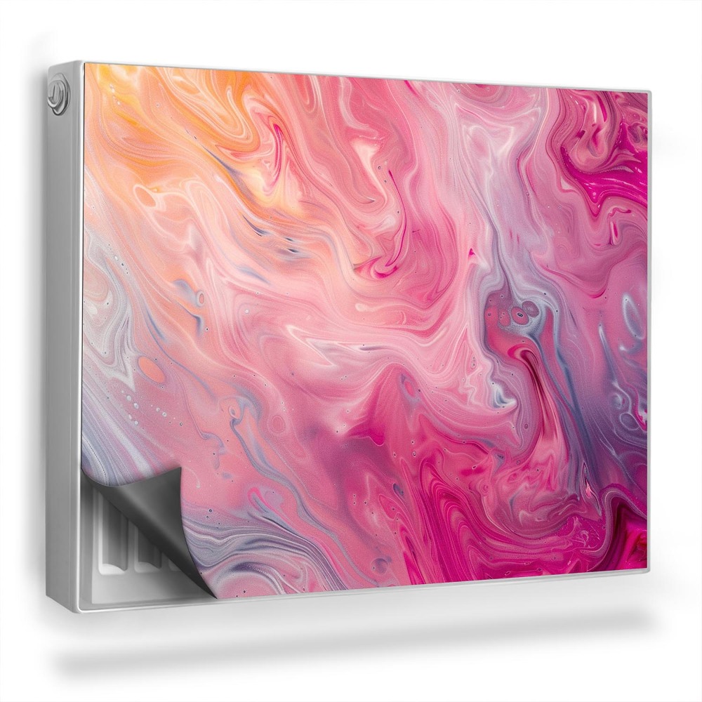 Magnet na radiátor Míchání barev, jemné pastely