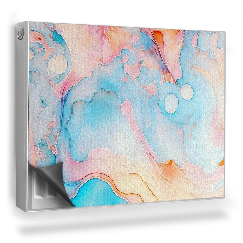 Dekorativní magnet na radiátor Barevné akvarelové skvrny na papíře