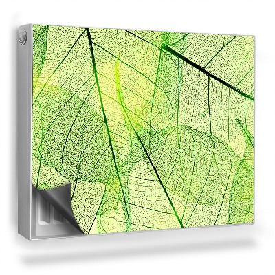 Dekorativní magnet na radiátor Detail překrývajících se listů