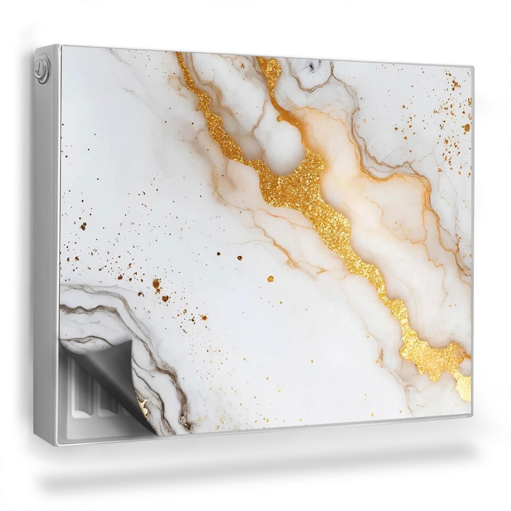 Dekorativní magnet na radiátor Zdobená mramorová stylová kamenná textura