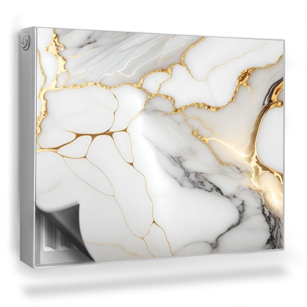 Magnet na radiátor Stylová mramorová zdobená kamenná textura