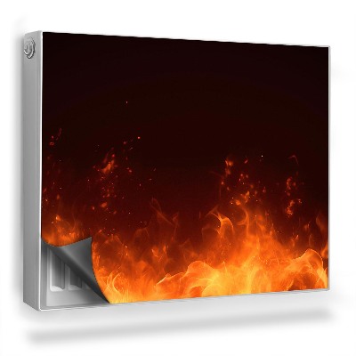 Dekorativní magnet na radiátor Hořící oheň, mocné síly přírody
